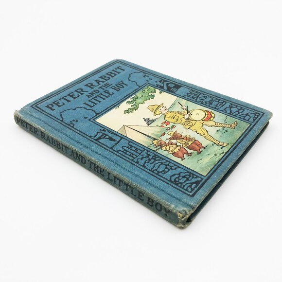 Peter Rabbit And The Little Boy Wee Books Linda Stevens Almond Illustrated 1935 - Picture 3 of 10